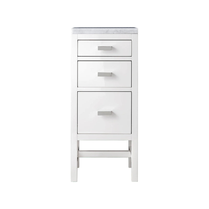 15 Base Cabinet w/ Drawers, Glossy White
