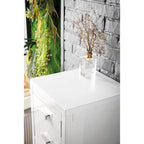 15 Base Cabinet w/ Drawers, Glossy White
