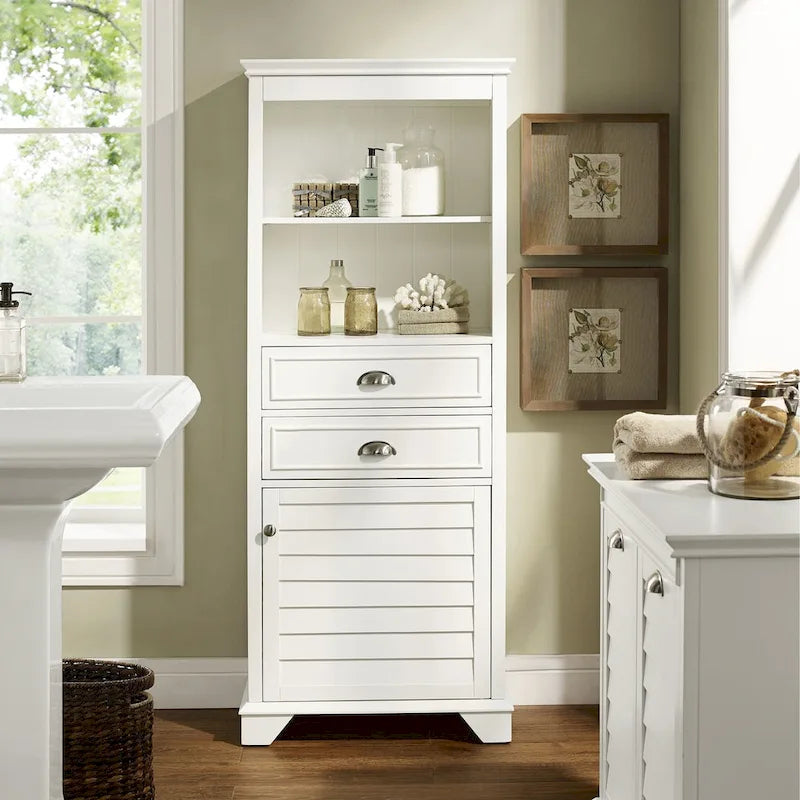 Tall Cabinet in White