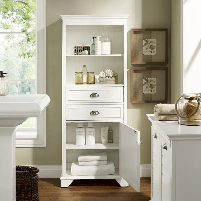 Tall Cabinet in White