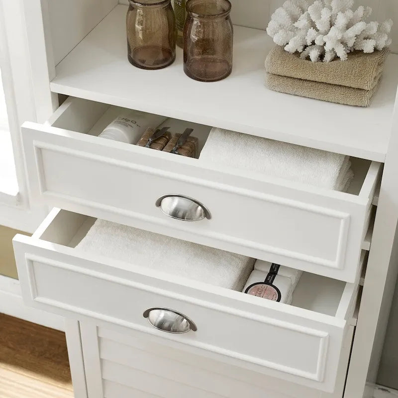 Tall Cabinet in White