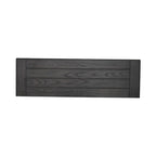 Wirebrushed White Charcoal 42 Inch Accent Hall Console