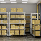 5 Tier 6000lbs Heavy Duty Adjustable Storage Rack Metal Shelf
