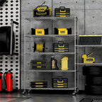 5 Tier 6000lbs Heavy Duty Adjustable Storage Rack Metal Shelf