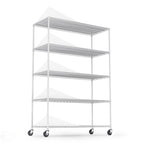 5 Tier 6000lbs Heavy Duty Adjustable Storage Rack Metal Shelf