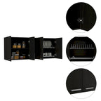 59-inch Four Swing Doors Wall Cabinet