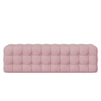 Velvet Upholstered Ottoman