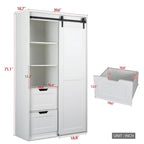 71-inch closets,large closets laundry cabinets,Plastic suction process,farm slide barndoors,save open space,brand hardware