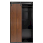 71-inch closets,large closets laundry cabinets,Plastic suction process,farm slide barndoors,save open space,brand hardware