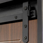 71-inch closets,large closets laundry cabinets,Plastic suction process,farm slide barndoors,save open space,brand hardware