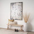 Light Brown Wooden Craftsman Bench