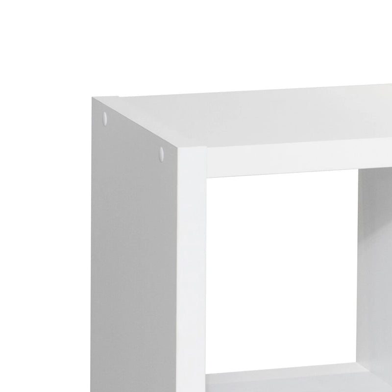 8-Cube Organizer Storage with Opened Back Shelves,2 X 4 Cube Bookcase Book Shleves for Home,Office (White)