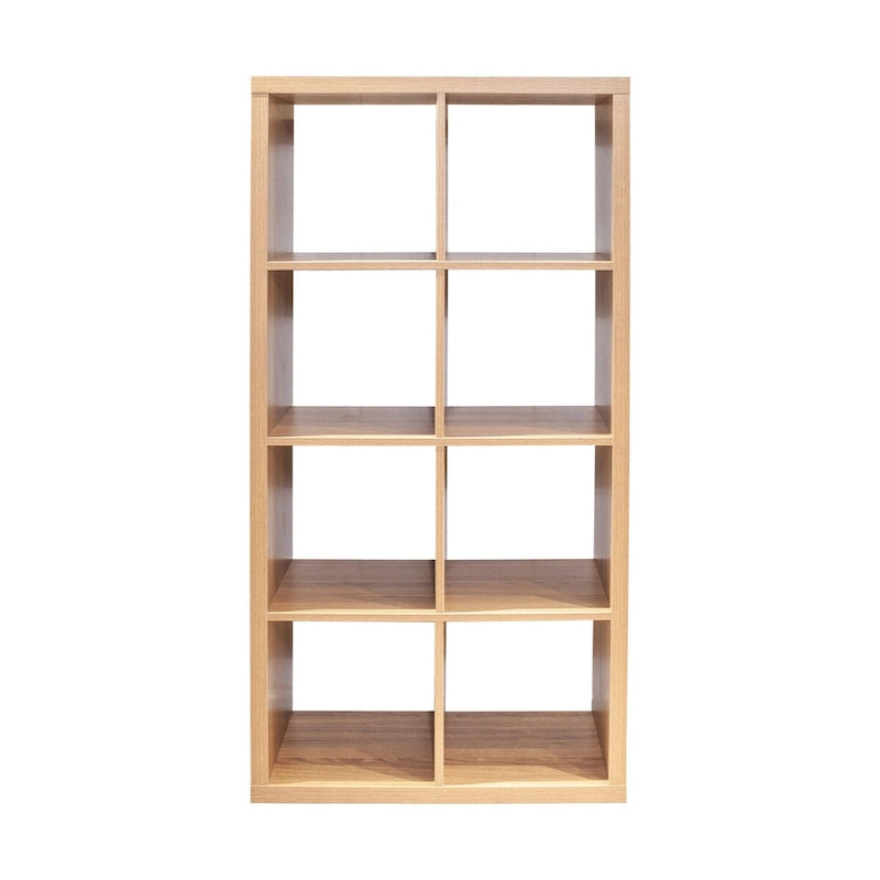 8-Cube Organizer Storage with Opened Back Shelves,2 X 4 Cube Bookcase Book Shleves for Home,Office (White)