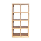 8-Cube Organizer Storage with Opened Back Shelves,2 X 4 Cube Bookcase Book Shleves for Home,Office (White)