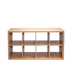 8-Cube Organizer Storage with Opened Back Shelves,2 X 4 Cube Bookcase Book Shleves for Home,Office (White)