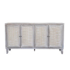 Accent Cabinet 4 Door Wooden Cabinet Sideboard Buffet Server Cabinet Storage Cabinet, for Living Room, Entryway