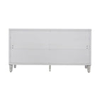 Accent Cabinet 4 Door Wooden Cabinet Sideboard Buffet Server Cabinet Storage Cabinet, for Living Room, Entryway