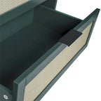 3 Drawers Storage Cabinet with Wood Legs