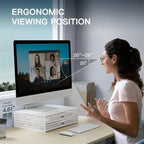 2 Tier Monitor Stand - 15.75D x 12W x 4.61H