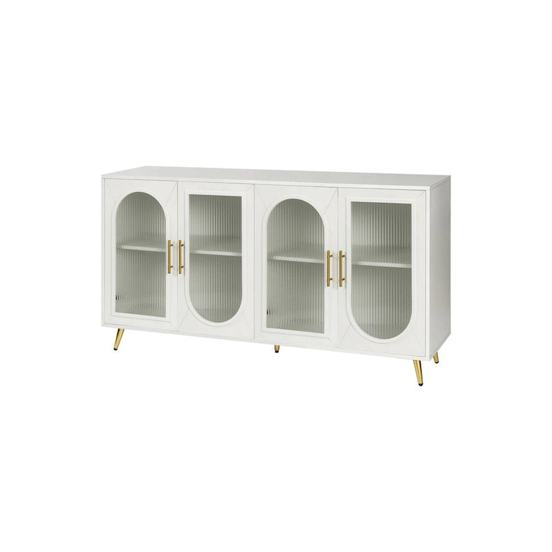Storage Cabinets with Adjustable Shelves for 65 Inch
