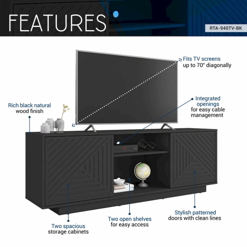Modern TV Stand for TVs Up to 70