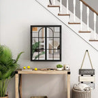 Two Door Wall Cabinet with Mirror