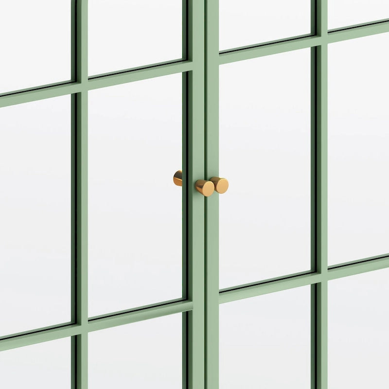 Two Door Wall Cabinet with Mirror