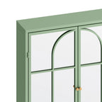 Two Door Wall Cabinet with Mirror