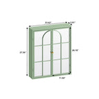 Two Door Wall Cabinet with Mirror