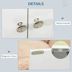 Large Elevated Dog Bowls,Storage Cabinet Containing Large 44L Capacity, Raised Dog Bowl Stand Pet Food Bowl Dog Feeding Station
