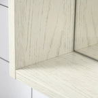 31.5 x 25.5 Bathroom Medicine Cabinet with Mirror, Storage Shelf,White