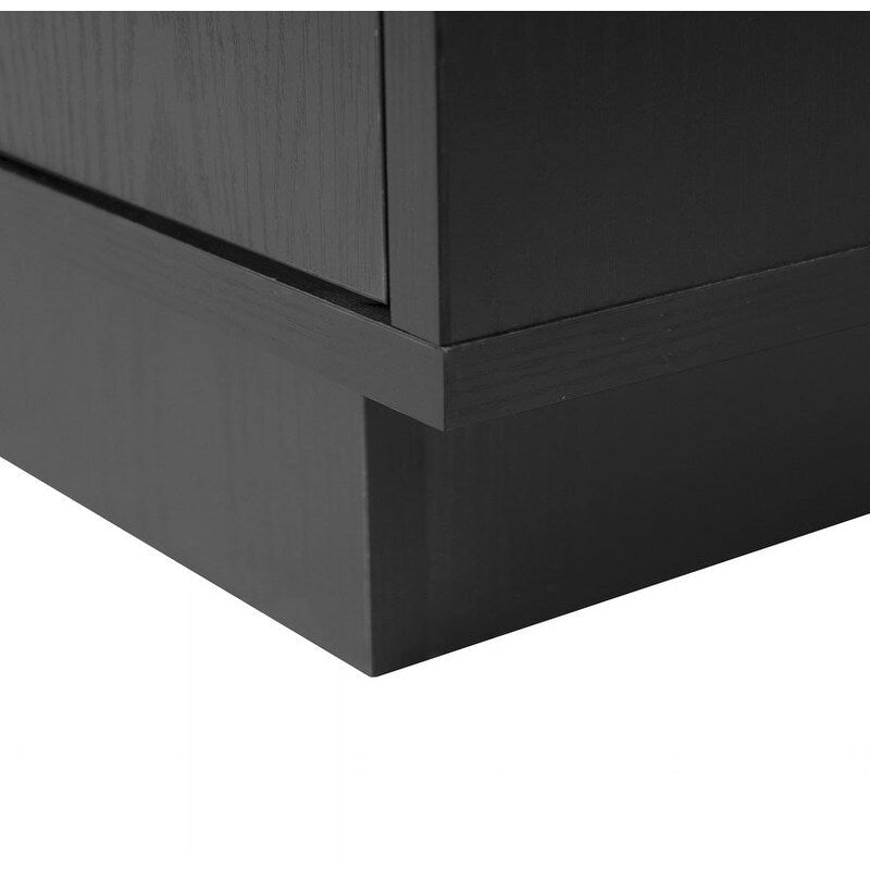 2 Storage Cabinet with Glass Door for Living Room, Dining Room, Study