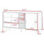 Storage cabinet with doors