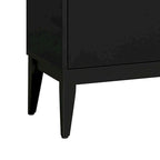Classic Wooden Sideboard with Solid Rubberwood Legs