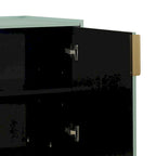 Classic Wooden Sideboard with Solid Rubberwood Legs