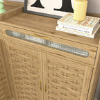 Modern Farmhouse Buffet Sideboard with Drawer and Adjustable Shelf