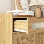 Modern Farmhouse Buffet Sideboard with Drawer and Adjustable Shelf