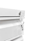 3 Drawer Mobile File Cabinet with Lock