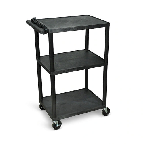 42H Utility Cart - Three Shelves with Electric