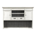 Wood Hutch With Wire Mesh Doors, Storage Hutch, Office Cabinet, Black
