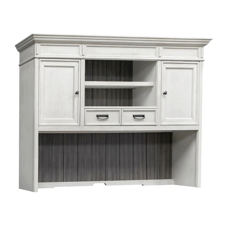 Wood Hutch With Wire Mesh Doors, Storage Hutch, Office Cabinet, Black