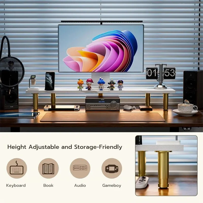 Dual Monitor Stand Riser