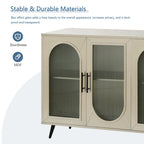Stroage Sideboard With Glass Door