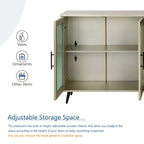 Stroage Sideboard With Glass Door