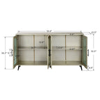 Stroage Sideboard With Glass Door