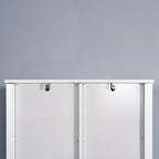 Bathroom Storage Cabinet Over Toilet with Adjustable Shelves Barn Door