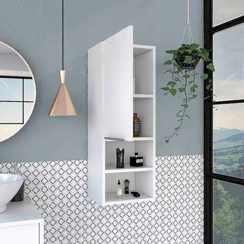 Medicine Cabinet,Bathroom, Smokey Oak Finish,High quality and durable